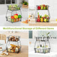 2 Tier Detachable Fruit Storage Basket