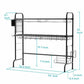 2 Tier Over the Sink Dish Drying Rack - Ispecle