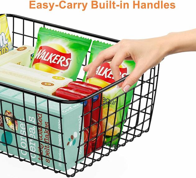 Wire Storage Baskets (6 Large)