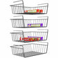 Hanging Under Shelf Storage Basket (4 Pack) - HR024 - iSPECLE