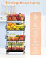 Rolling Stackable Fruit and Vegetable Storage Cart - HT08 - iSPECLE