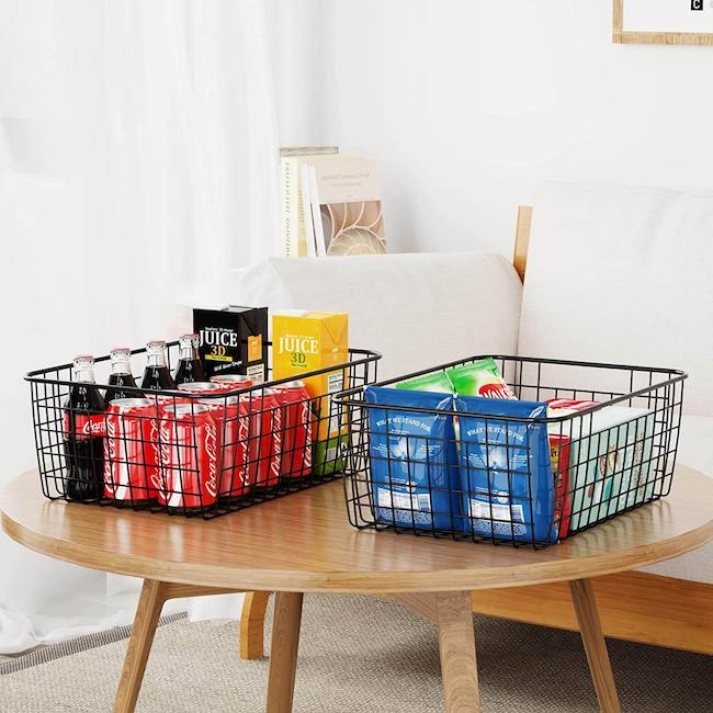 Wire Storage Baskets (6 Large) - HR0406 - iSPECLE